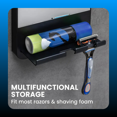 Anti-Fog Mirror with Razor Holder