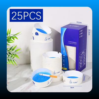 Disposable Ashtray 25-Pack