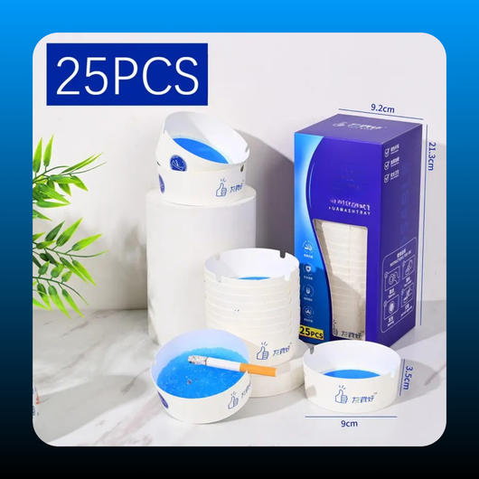 Disposable Ashtray 25-Pack