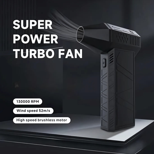 Compressed air duster fan