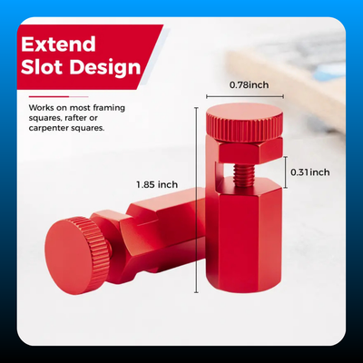 Tall Stair Gauges for Framing Square with Holder and Hook