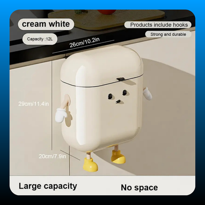 Cute Cartoon Cabinet Door Trash Bin