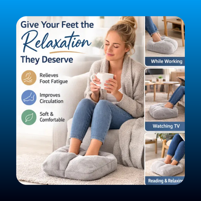 Plush Foot Massager Pillow