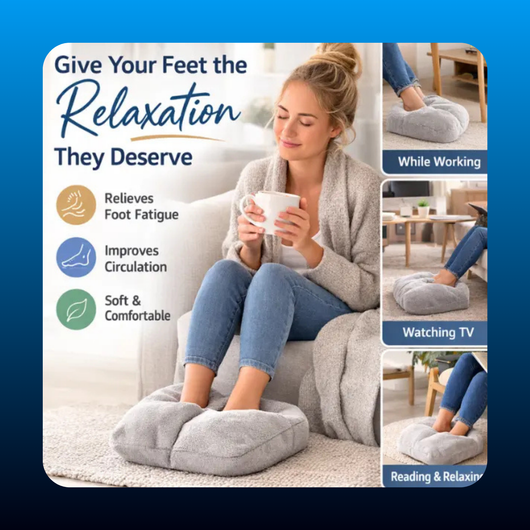 Plush Foot Massager Pillow