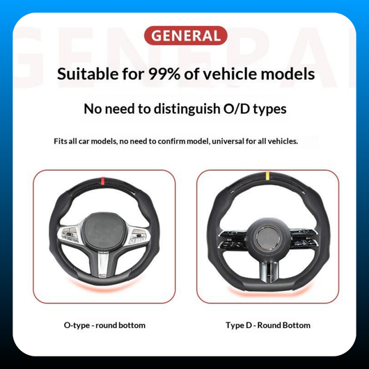 Carbon Fiber Microfiber 5D Steering Wheel Cover