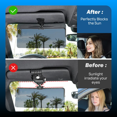 Universal Anti-Glare Polarized Car Sun Visor