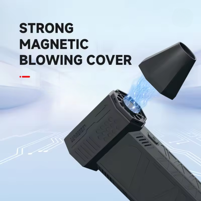 Compressed air duster fan
