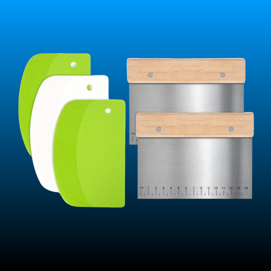 Scraper Stainless Steel Dough Cutter Set