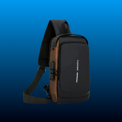 Anti-Theft Chest Sling Bag with Combination Lock