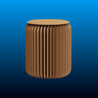 Folding Cardboard Stool