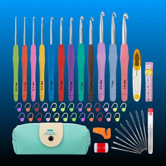 Crochet Hooks 12 Sizes Set with 51 Pack