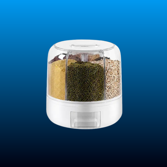 6-Grid Rotating Grain Dispenser