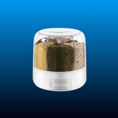 6-Grid Rotating Grain Dispenser
