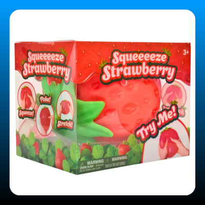 Strawberry Squishy Stress Ball for Adults & Kids