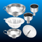 Stainless Steel Funnel Set Mason Jar