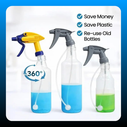 Universal 360° Spray Bottle Adapter (3 Pack)