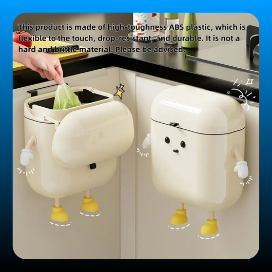 Cute Cartoon Cabinet Door Trash Bin