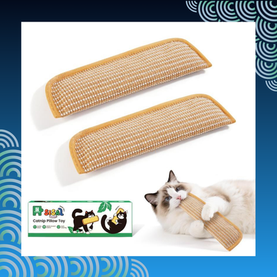 Catnip-Filled Pillow Cat Chew Toy