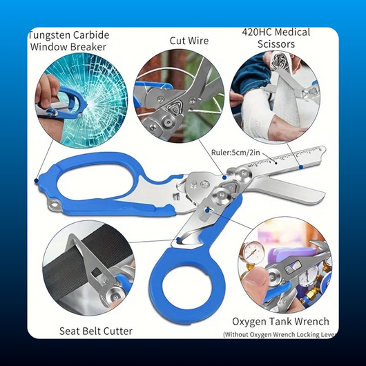 6-in-1 Multi-Function Trauma Shears with Holster