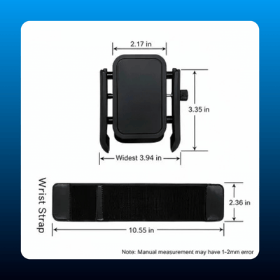Rotatable Wrist Phone Holder with Twist Lock