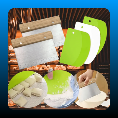 Scraper Stainless Steel Dough Cutter Set