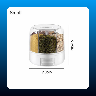6-Grid Rotating Grain Dispenser
