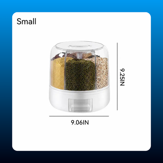 6-Grid Rotating Grain Dispenser