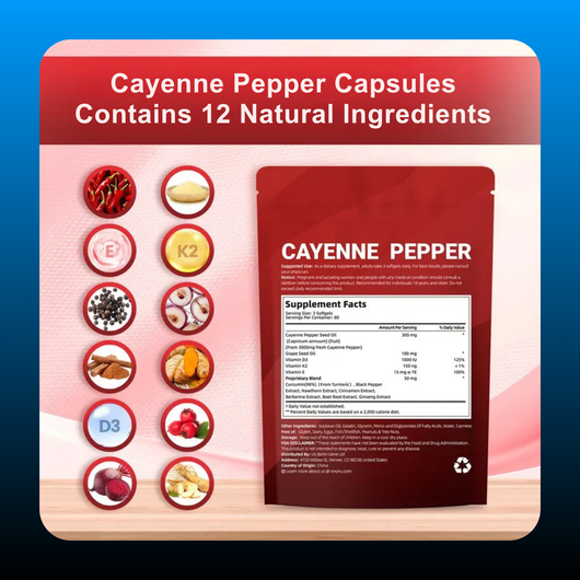 Cayenne Pepper Softgels Supplement
