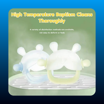 No Gagging & Nano Plasma Anti-Dust  Baby Teether Mitten