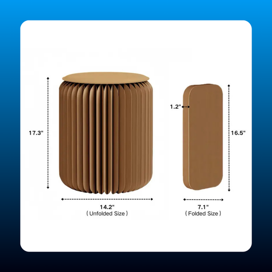 Folding Cardboard Stool