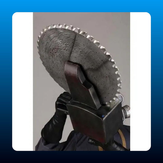 Animated Masked Chainsaw Figure Prop