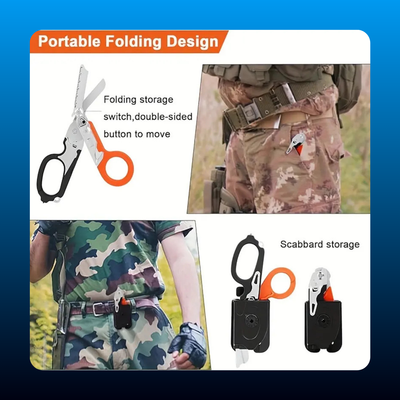 6-in-1 Multi-Function Trauma Shears with Holster