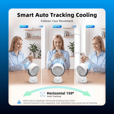 Smart Head Tracking Desk Fan