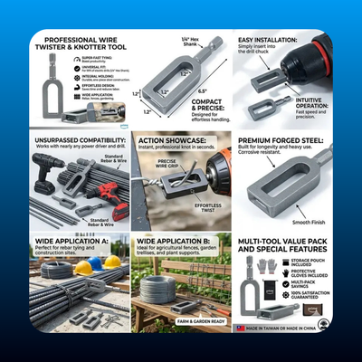 Heavy Duty Multifunctional Wire Twister