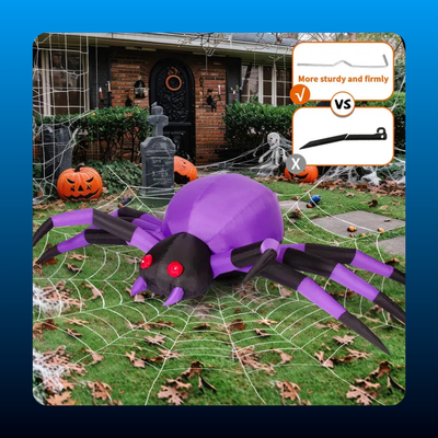 Giant Inflatable Spider with Lights