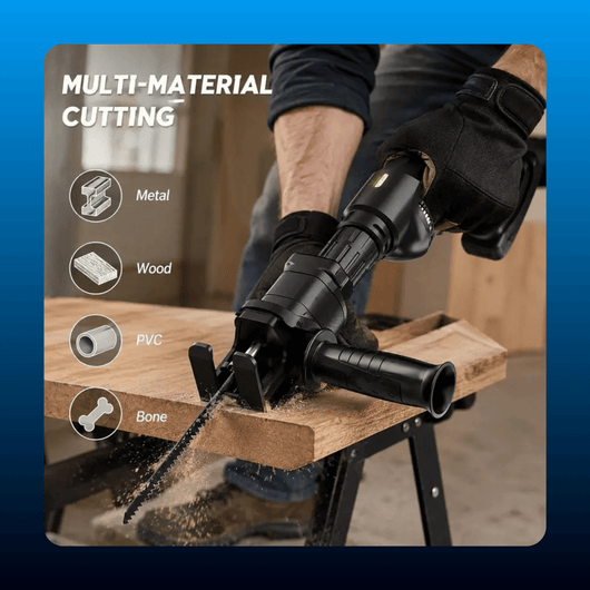 Reciprocating Saw Drill Attachment