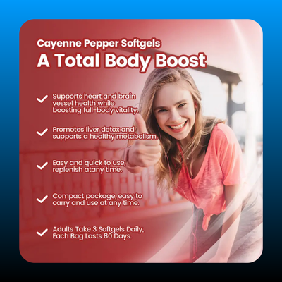 Cayenne Pepper Softgels Supplement