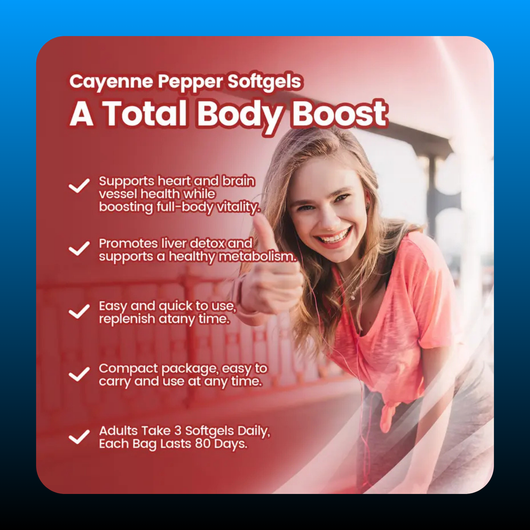 Cayenne Pepper Softgels Supplement