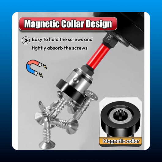 Magnetic Collar Screwdriver Bits PH2 (5 Pack)