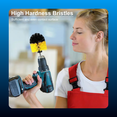 Drill Brush Attachment Set