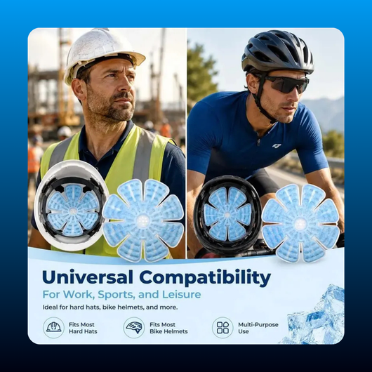 Reusable Cooling Gel Ice Pads for Hats