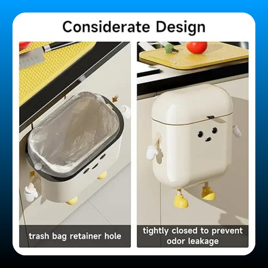 Cute Cartoon Cabinet Door Trash Bin