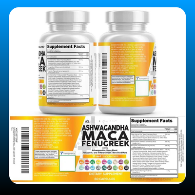 Ashwagandha Maca Root Fenugreek Capsules