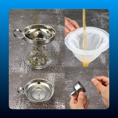Stainless Steel Funnel Set Mason Jar
