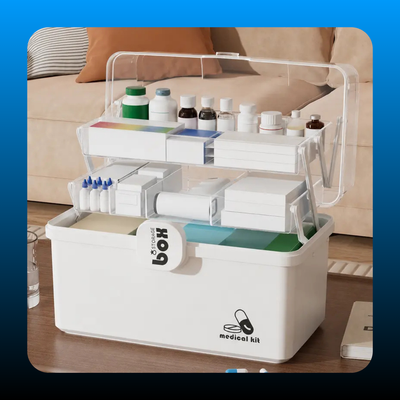 Three-Tier Medicine Organizer