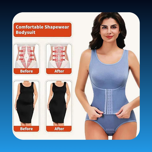 Bodysuit Shapewear with Corset Belt