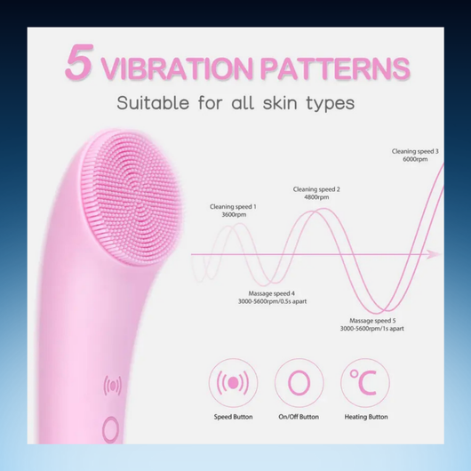 Heated Sonic Facial Cleansing Brush