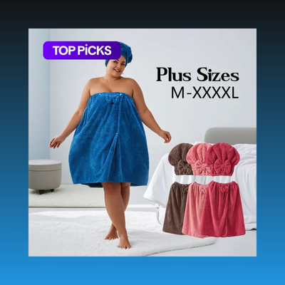 Plus Size Bath Skirt Set