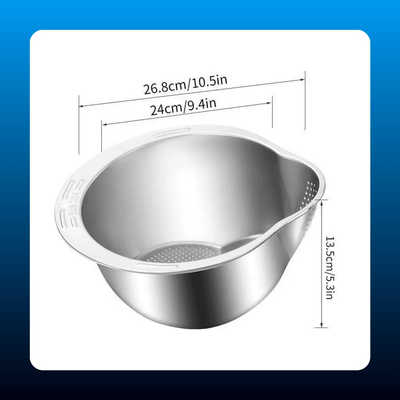 Stainless Steel Rice Rinsing Strainer