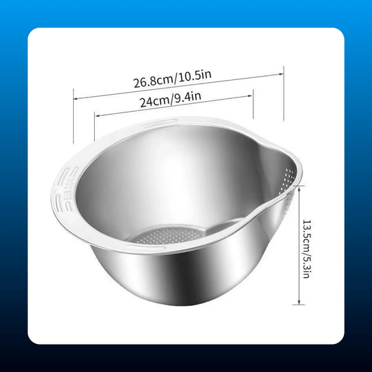 Stainless Steel Rice Rinsing Strainer